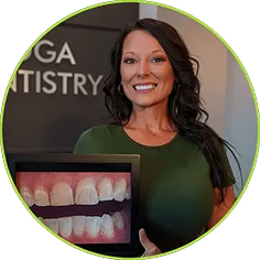 Cecelia, dental crowns patient at Nooga Dentistry